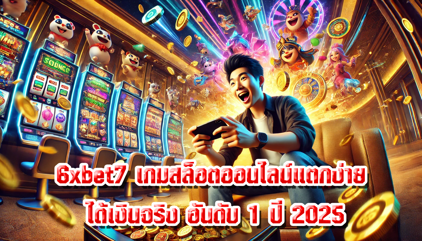 6xbet7 เกมสล็อตออนไลน์แตกง่าย ได้เงินจริง อันดับ 1 ปี 2025