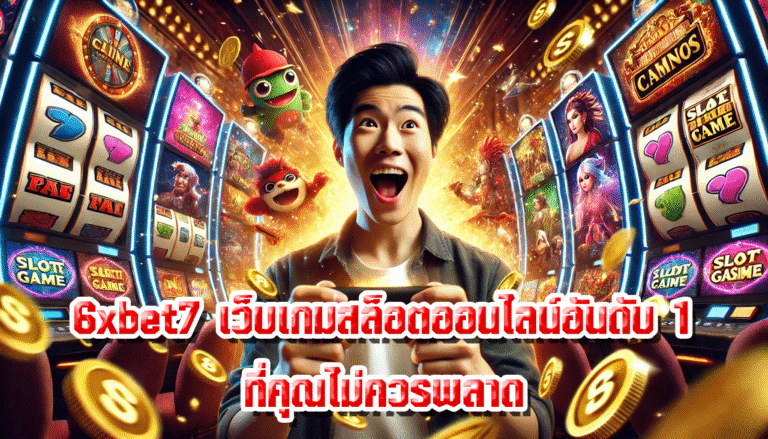 6xbet7 เว็บเกมสล็อตออนไลน์อันดับ 1 ที่คุณไม่ควรพลาด