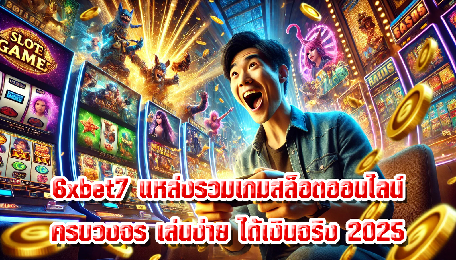 6xbet7 แหล่งรวมเกมสล็อตออนไลน์ครบวงจร เล่นง่าย ได้เงินจริง 2025