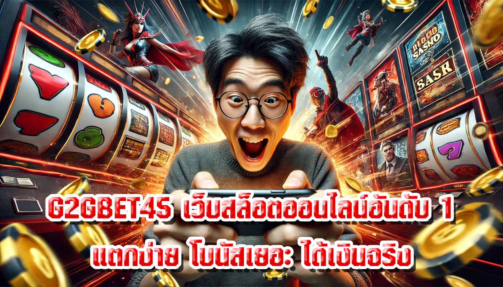 G2GBET45 เว็บสล็อตออนไลน์อันดับ 1 แตกง่าย โบนัสเยอะ ได้เงินจริง