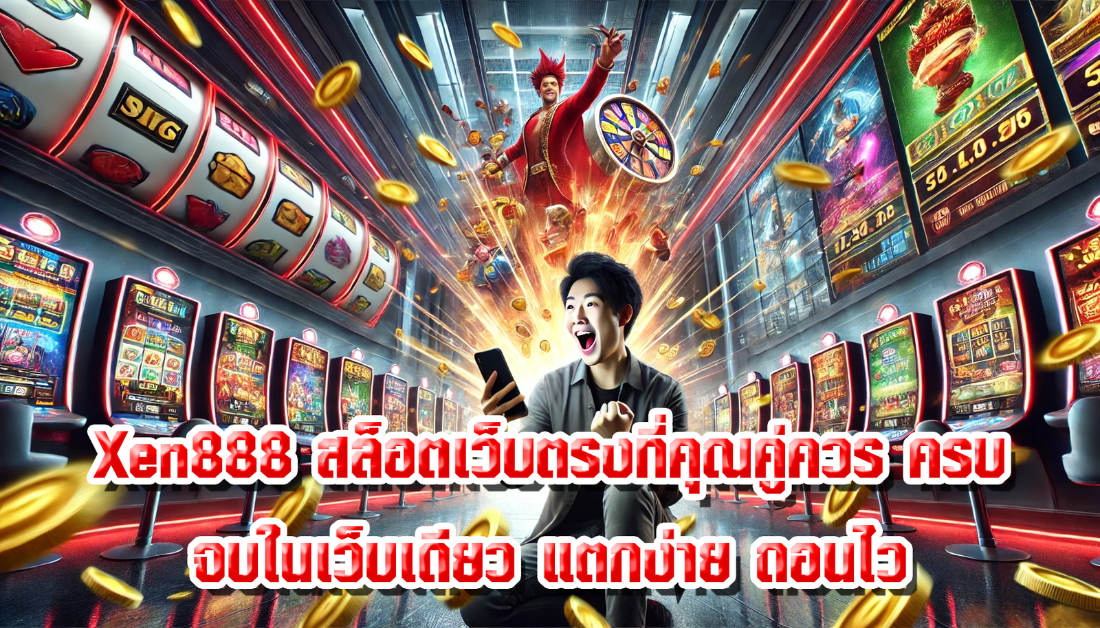 Xen888 สล็อตเว็บตรงที่คุณคู่ควร ครบจบในเว็บเดียว แตกง่าย ถอนไว ปลอดภัย 100%
